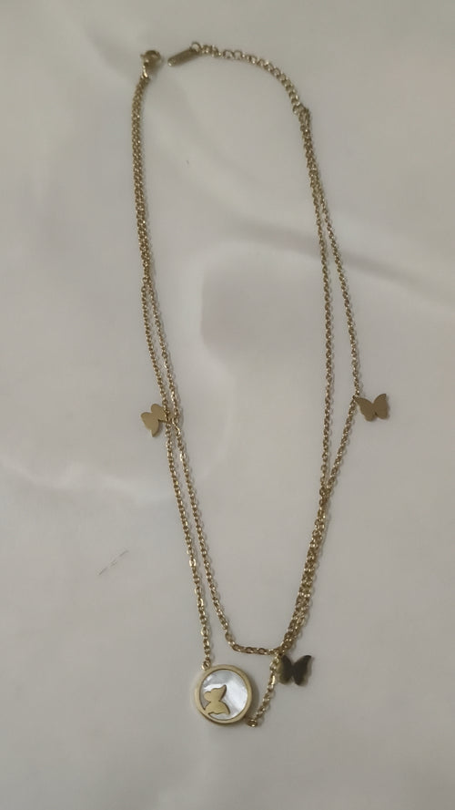 Butterfly Layered Necklace