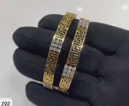 Greek Pattern Luxury Bangles